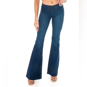 Free People Pull-On Flare Jeans - Size 28